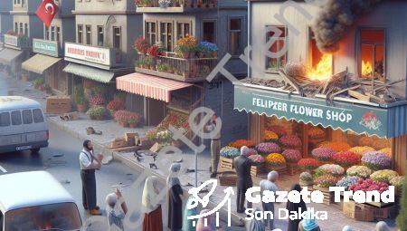 Aydın Efeler’de Çiçekçi Yangını: Vatandaşın Dikkati Felaketi Önledi