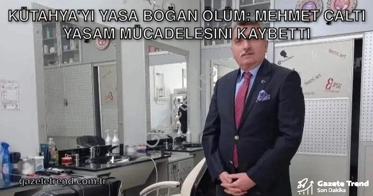 "Kütahya'yı Yasa Boğan Ölüm: Mehmet Çaltı Yaşam Mücadelesini Kaybetti" başlıklı haber için fotoreali