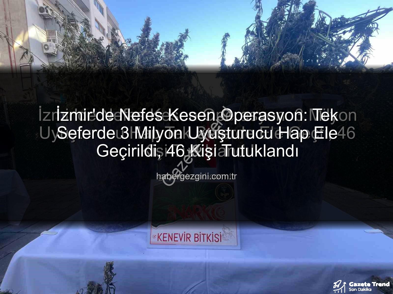 uyuşturucu hap - İzmir'de Nefes Kesen Operasyon: 3 Milyon Uyuşturucu Hap Tek Seferde Ele Geçti, 46 Kişi Tutuklandı!