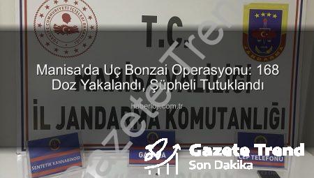 Manisa’da Nefes Kesen Operasyon: 168 İçimlik Uç Bonzai Ele Geçirildi, Şüpheli Tutuklandı