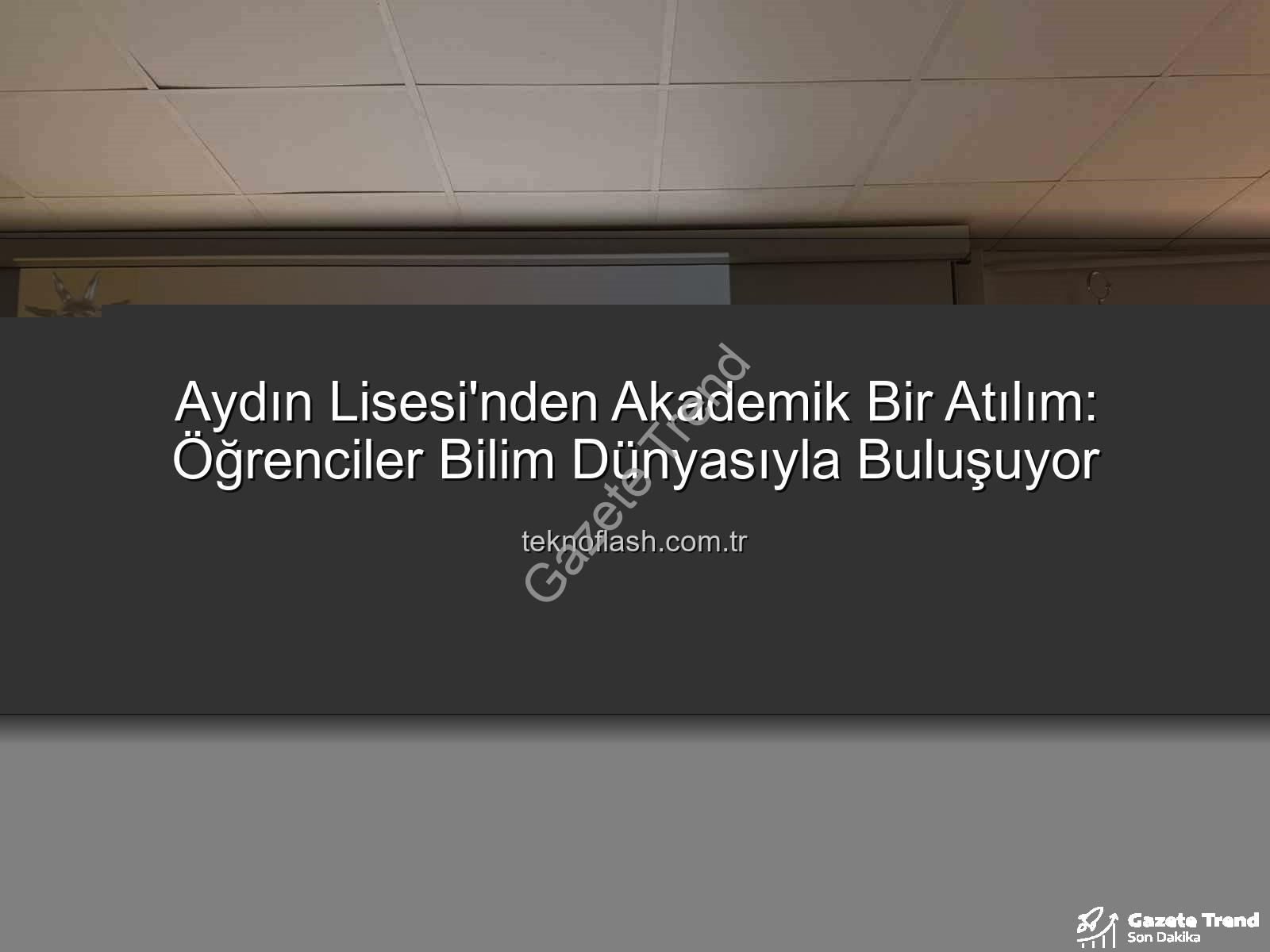 Aydın Lisesi akademisyenlerle buluşma - Aydın Lisesi'nde Akademisyenlerle Buluşma: Geleceğin Bilim İnsanları Yetişiyor