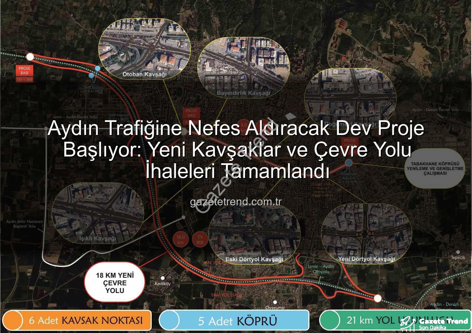 Aydın trafik sorununa çözüm - Aydın Trafiğine Nefes Aldıracak Dev Proje Başlıyor: Yeni Kavşaklar ve Çevre Yolu İhaleleri Tamamlandı